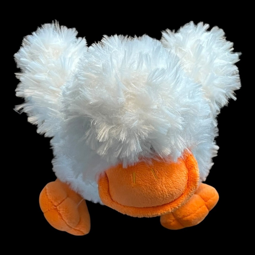 Animal Adventure Duckling Plush White Shaggy Duck 2016 Easter Kohls NWT 47425